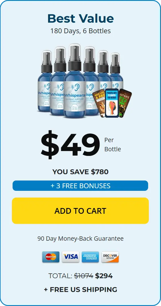 Buy Whispeara 6 Bottles